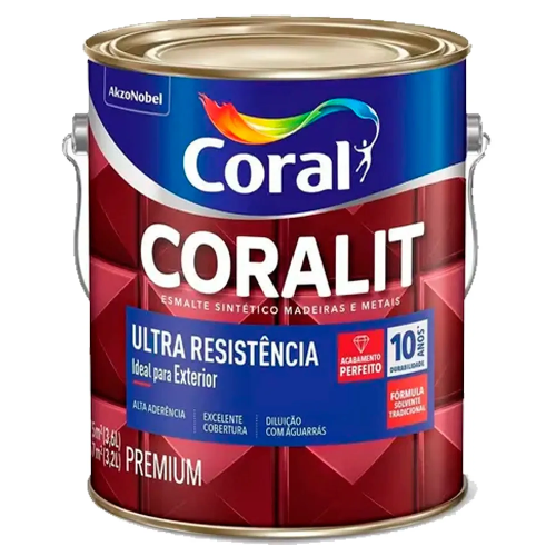 Esmalte Coralit Fosco Branco de 3,6L Coral